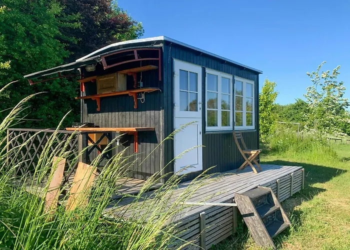 Vakantiehuis Shepherd's Hut With View In Ollerup Vester-Skerninge